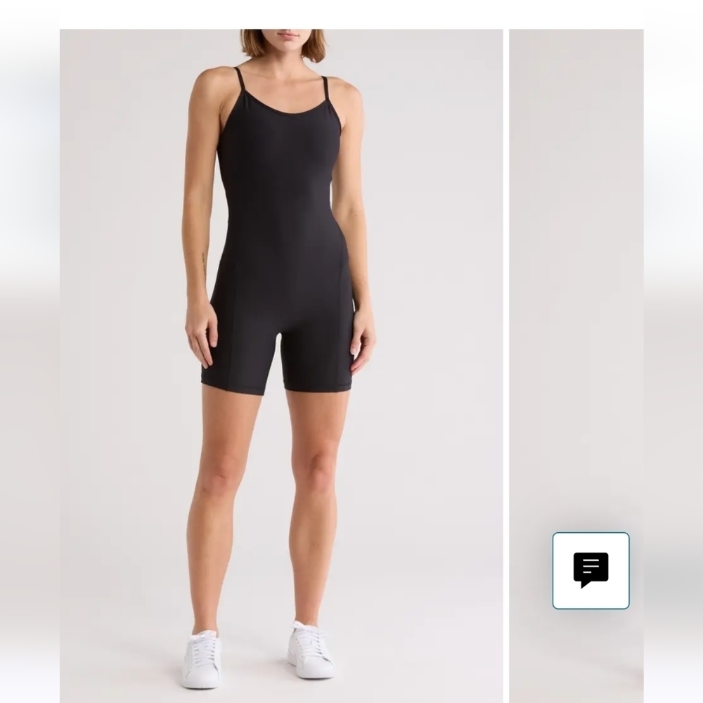 90 Degree by Reflex Black Felix Rib Lotus Romper L - Picture 2 of 10